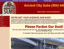 Tablet Screenshot of ancientcitysubs.com